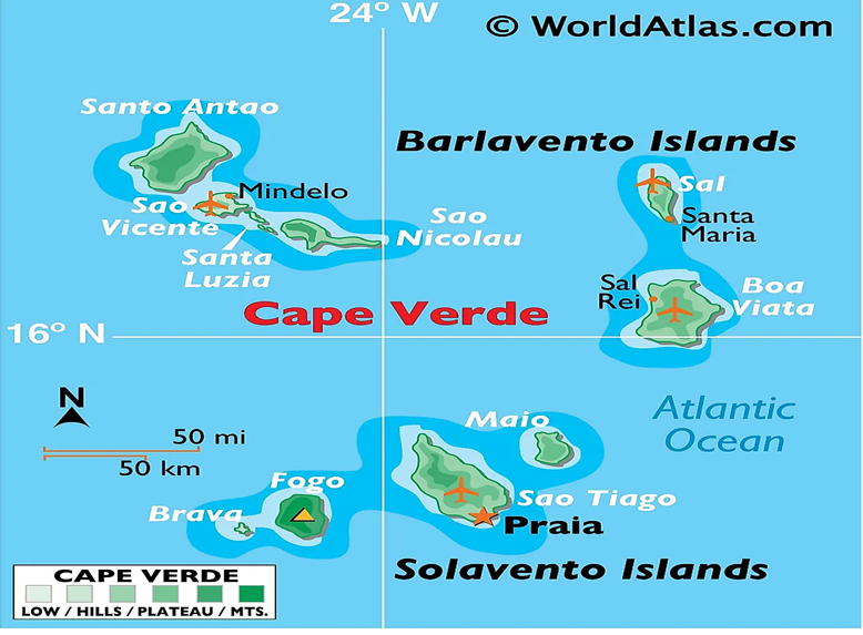 Cape Verde Map