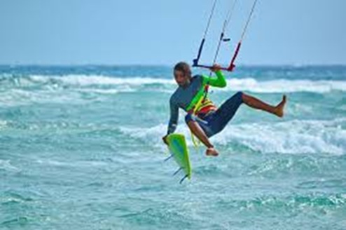 Kitesurfing